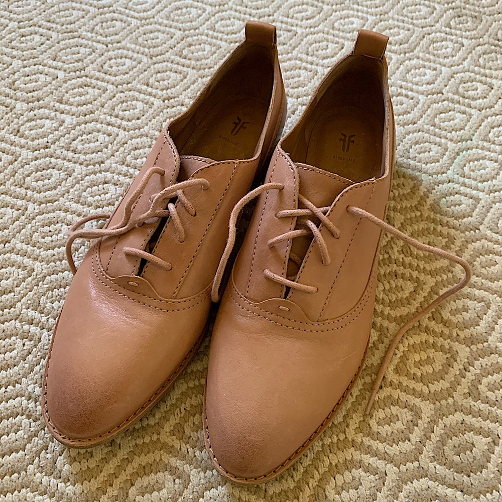 Frye Oxfords Neutral Tan / Cream